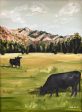 “Cottonwood Lane Pastures” 9”x12” oil Discount