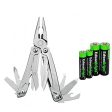 Leatherman Wingman Multi Tool 831426 with EdisonBright AA AAA alkaline battery sampler pack Online