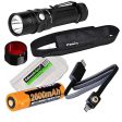 Red filter bundle: Fenix RC11 1000 Lumen USB rechargeable CREE LED Flashlight EDC with Fenix 18650 Li-ion battery,AOT-S Red filter , and EdisonBright BBX3 battery carry case Online now