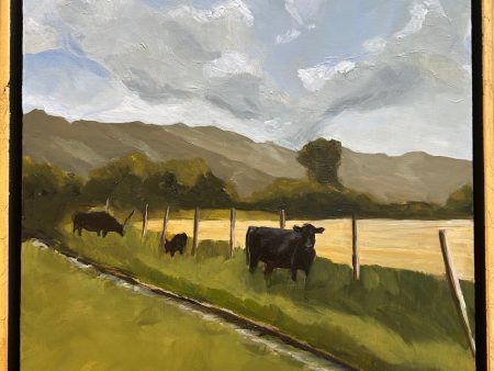 Summer Grazing  11 x14  oil on panel on Sale