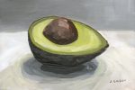 4  x 6   Avocado Love  Acrylic on paper Online now