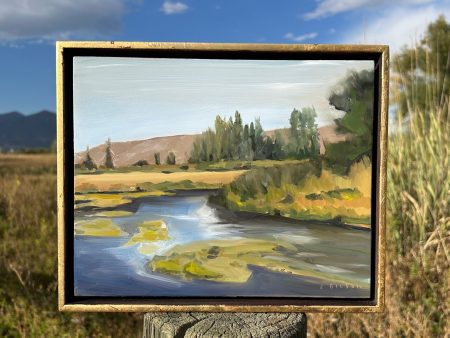 Provo River  8  x 10  oil Fashion