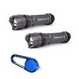 NEBO Redline SE 5615 250 Lumen LED Flashlight 2 Pack with Smith & Wesson LED Clip Light Sale