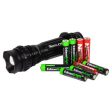 NEBO Redline Select 5620 310 Lumen LED Tactical Flashlight with 6 X EdisonBright AAA Batteries and 3 X Nebo Batteries Hot on Sale