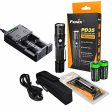 Fenix PD35 1000 Lumen CREE XP-L LED Compact Tactical Flashlight Bundle with Fenix ARB-L2-2600mAh Li-ion Rechargeable Batteries and Charger bundle Online Sale