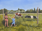 Wheeler Farm  30  x 40  Acrylic on Panel Cheap