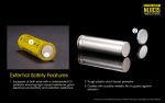 Nitecore NL1835 3500mAh 18650 3.6v 12.6Wh Li-ion rechargeable button-top battery. Online Hot Sale